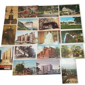 18 Pennsylvania Postcards Vintage Lot Variety Ephemera Lot